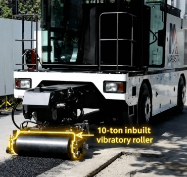 Margastra Pothole Patcher Screen & Joystick